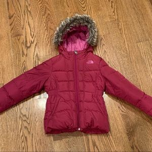 Girls North Face Coat Size 7/8